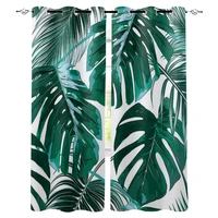 palm leaves green tropical plant curtains for room window curtain kids drapes for bedroom living room window treatment