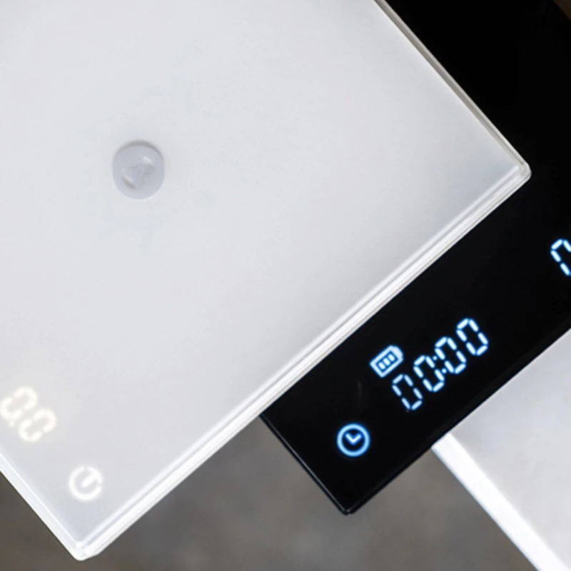 

Rechargeable Coffee Scale Smart Waterproof Digital Electronic Pour Drip Espresso Coffee Scale With Timer 2kg/0.1g USB Data Cable