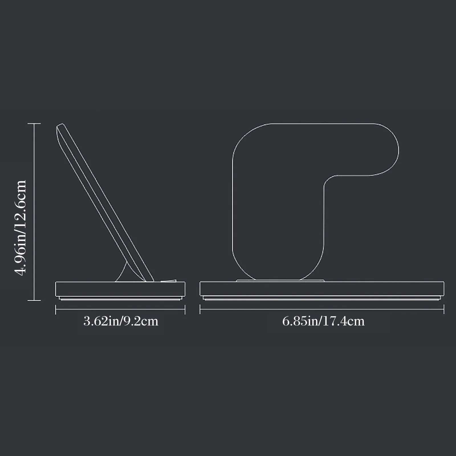 

Ultra-thin Metal Charge Wireless Fast Charging Pad For Iphone 12/12pro/mini/max Fast Charging Multifunctional Foldable