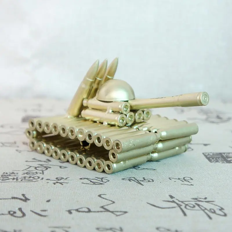 Оптовая продажа рекламный стол Декор Танк из пуль Миниатюрная модель