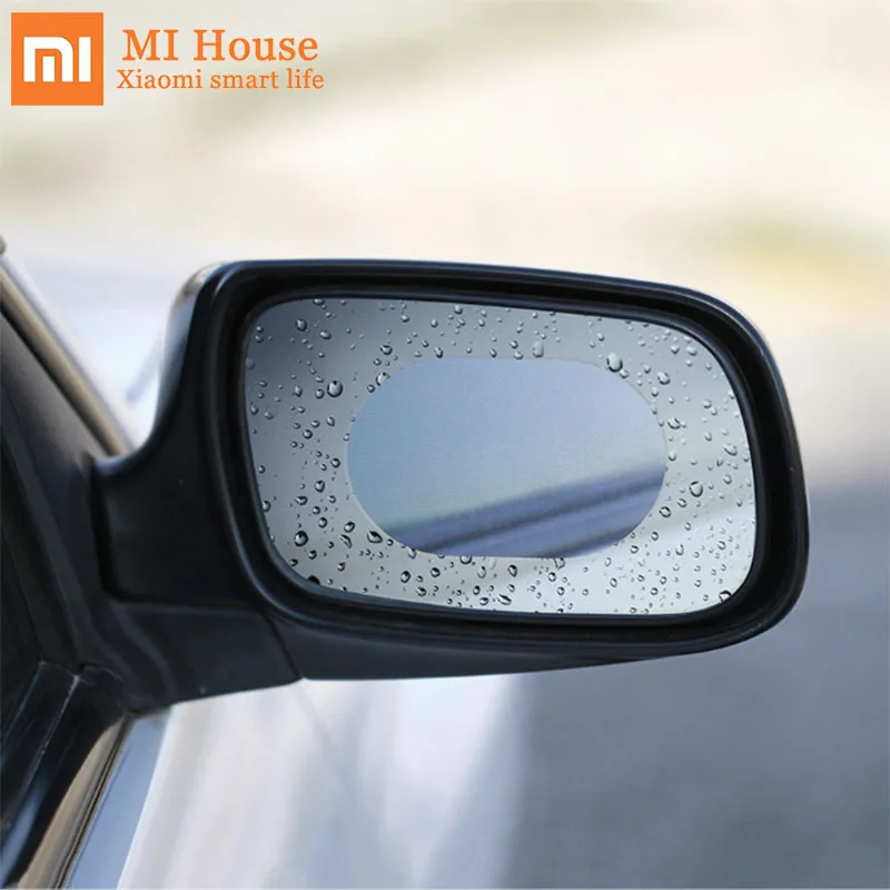 Square Оригинальная зеркальная защитная пленка заднего вида для Xiaomi Mijia Guildford, водонепроницаемая, противотуманная, непромокаемая, прозрачная, мембранная наклейка - Цвет: Square