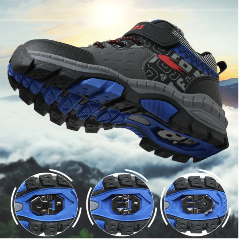 Новинка детская спортивная обувь зимние сапоги для мальчиков Нескользящие