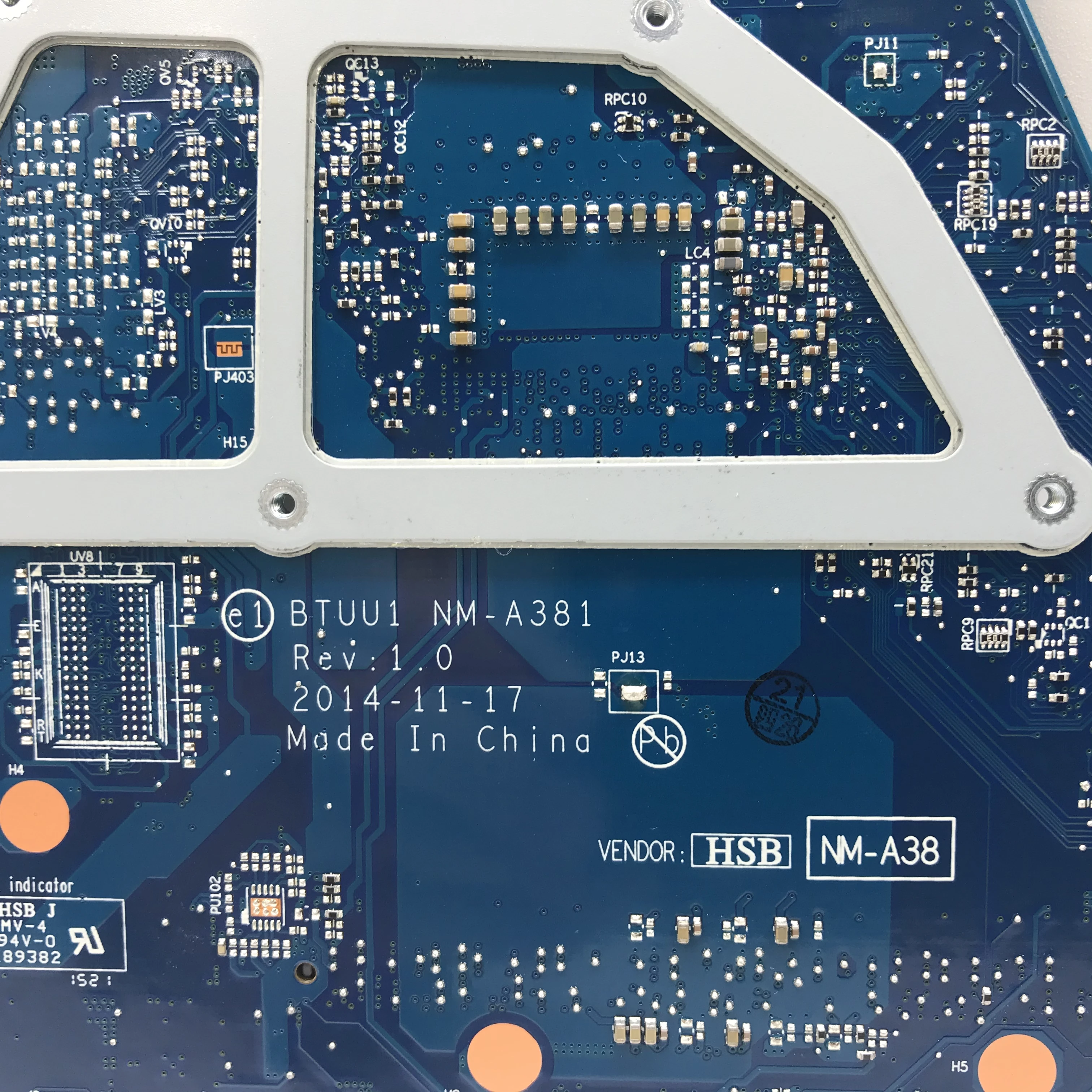 Online KEFU NM-A381 Laptop Motherboard Für Lenovo YOGA3 14 Laptop Motherboard BTUU1 NM-A381 REV: 1,0 Mit I5-5200U Original Mainboard