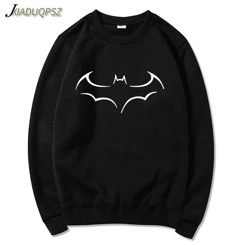 Новинка 2019 года толстовка с капюшоном Бэтменом и Суперменом для мужчин джемпер