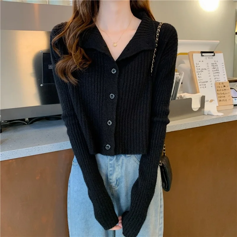 

Осень 2021, зимний свитер, женские топы, вязаный пуловер, женская мягкая теплая толстая верхняя одежда