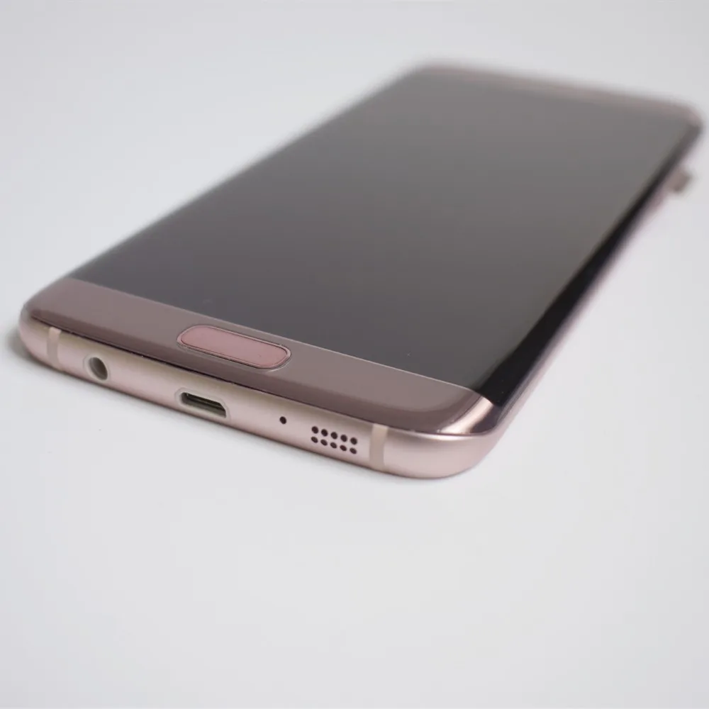 Для samsung Galaxy S7 Edge ЖК-дисплей сенсорный экран дигитайзер с рамкой запасные части Протестировано для S7Edge G935 G935F lcd s