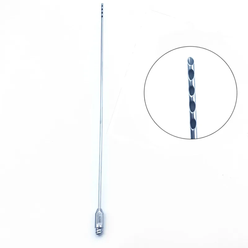 

1pcs 5 Holes open tip with four holes Liposuction Cannula Stainless Steel fat harvesting cannula 1pcs