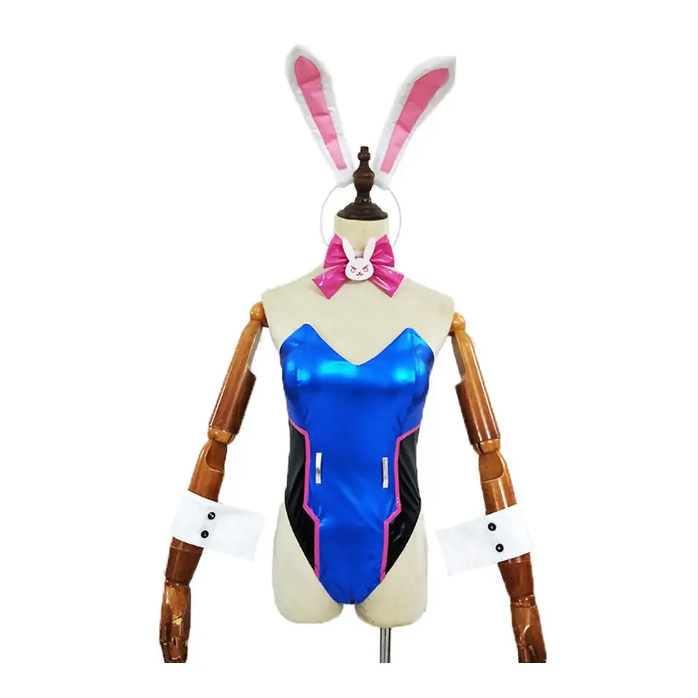 Бесплатная доставка 2019 Косплей-костюм OW D.VA Bunny Girl Song Hana Angel Cos MaidCosplay Карнавальный