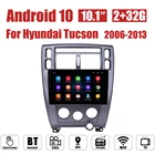 Автомагнитола для Hyundai Tucson 2006-2013, 2 Din, Android 10, 10,1 дюйма, GPS-навигация, FM-радио, Bluetooth, мультимедийный плеер, головное устройство, стерео