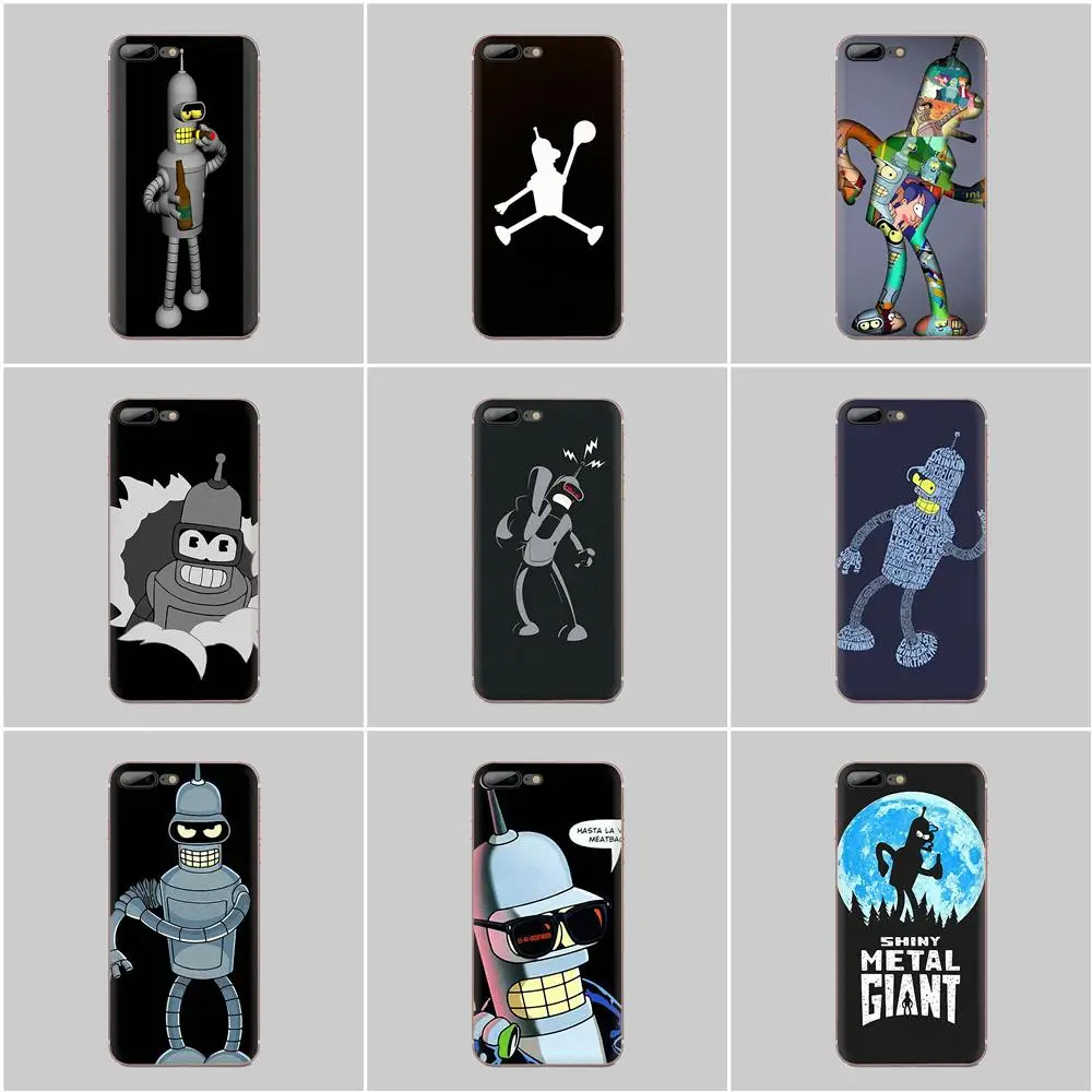 Бендер для Xiaomi Mi3 Mi4 Mi4C Mi4i Mi5 Mi 5S 5X 6 6X 8 SE Pro Lite A1 Max Mix 2 Note 3 4 мягкий модный сотовый