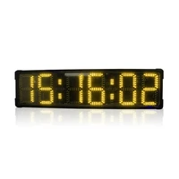 8 inch 6 digits marathon clock double sided large led outdoor clock waterproof real time clocks