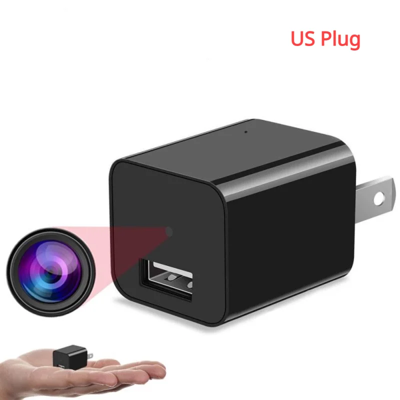 

Mini Plug Camera 1080P HD Portable Camera Security Video Recorder for Home and Business Use