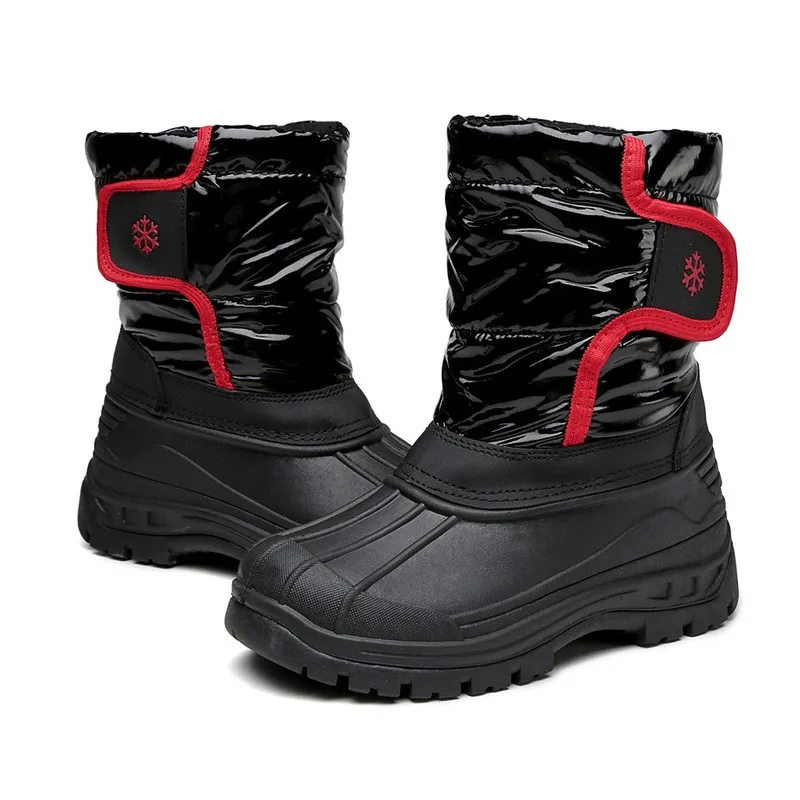 Зимние непромокаемые резиновые сапоги для мальчиков Dollplus с шерстяной подкладкой