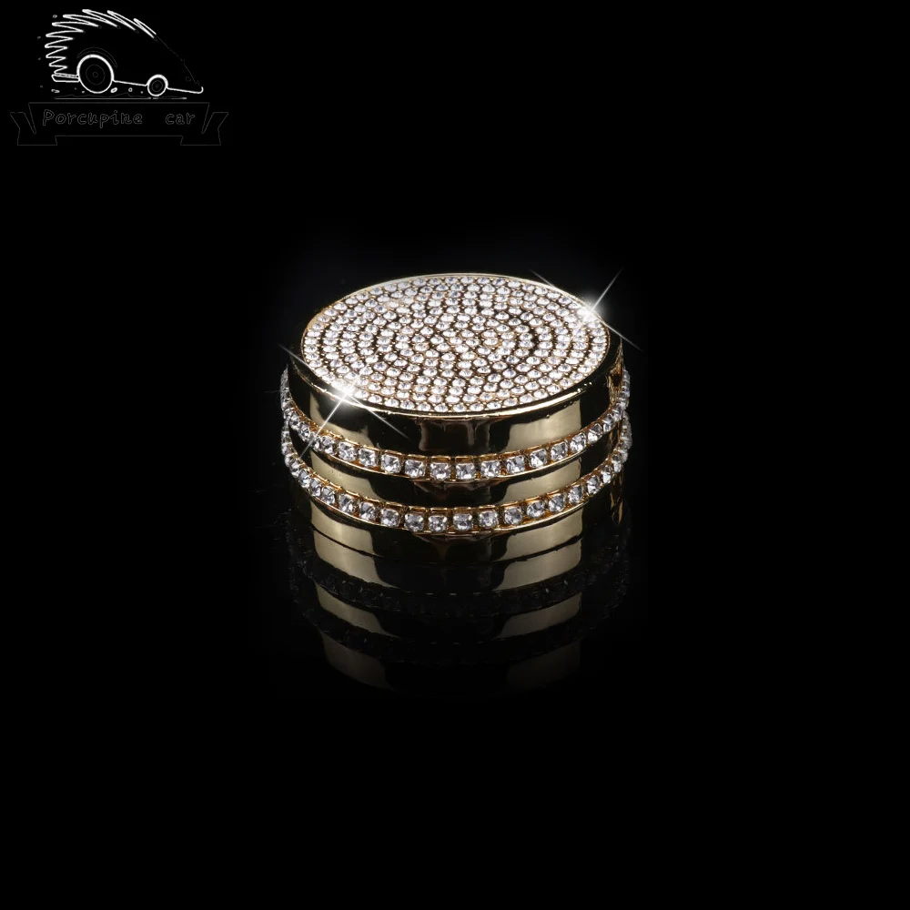 Gold Large button Обновленная Автомобильная Мультимедийная ручка управления Кнопка регулировки громкости Чехлы для автомобиля-Стайлинг для Mazda Axela CX-4 CX-5 ATENZA аксессуары - Название цвета: Gold Large button
