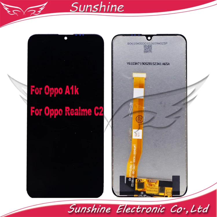 Дисплей для Oppo A1k CPH1923/Oppo Realme C2 RMX1941 RMX1945 ЖК-дисплей с дигитайзером сенсорной панели