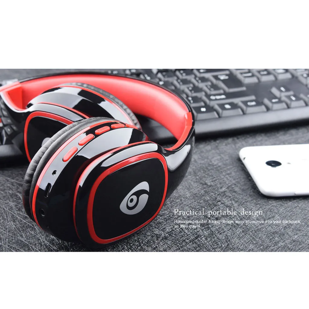 OVLENG S98 складные беспроводные bluetooth-наушники над ушами Игровые наушники с микрофоном для телефонов компьютера 903#2