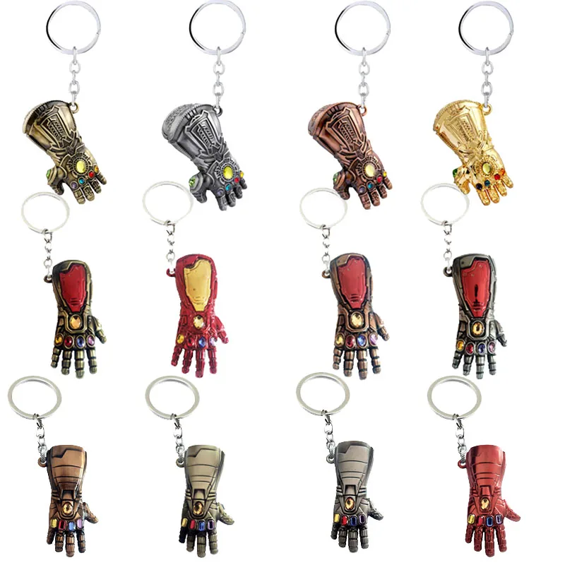 Новый Железный человек танос перчатки фигурный брелок Мстители 4 Бесконечность