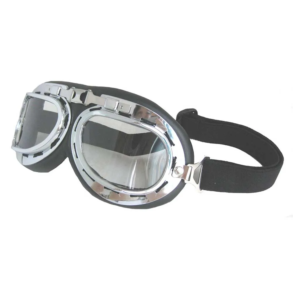 

Motorcycle Goggles Vintage Retro Pilot Helmet Motocross Racing Goggles for Dirt Bike ATV MX