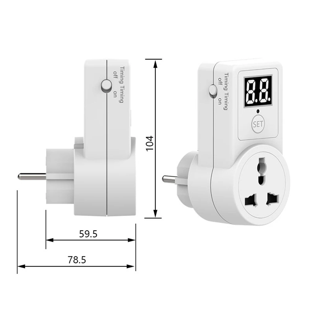 Электронный цифровой таймер розетка кухонный 220-240 В программируемая