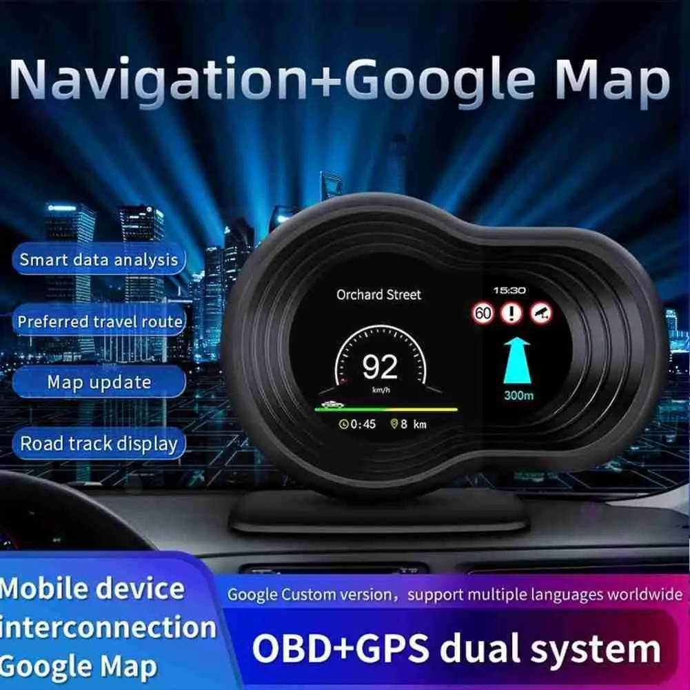

Автомобильная система Gps-навигации F9 Obd2, система сигнализации с ЖК-дисплеем на борту автомобиля