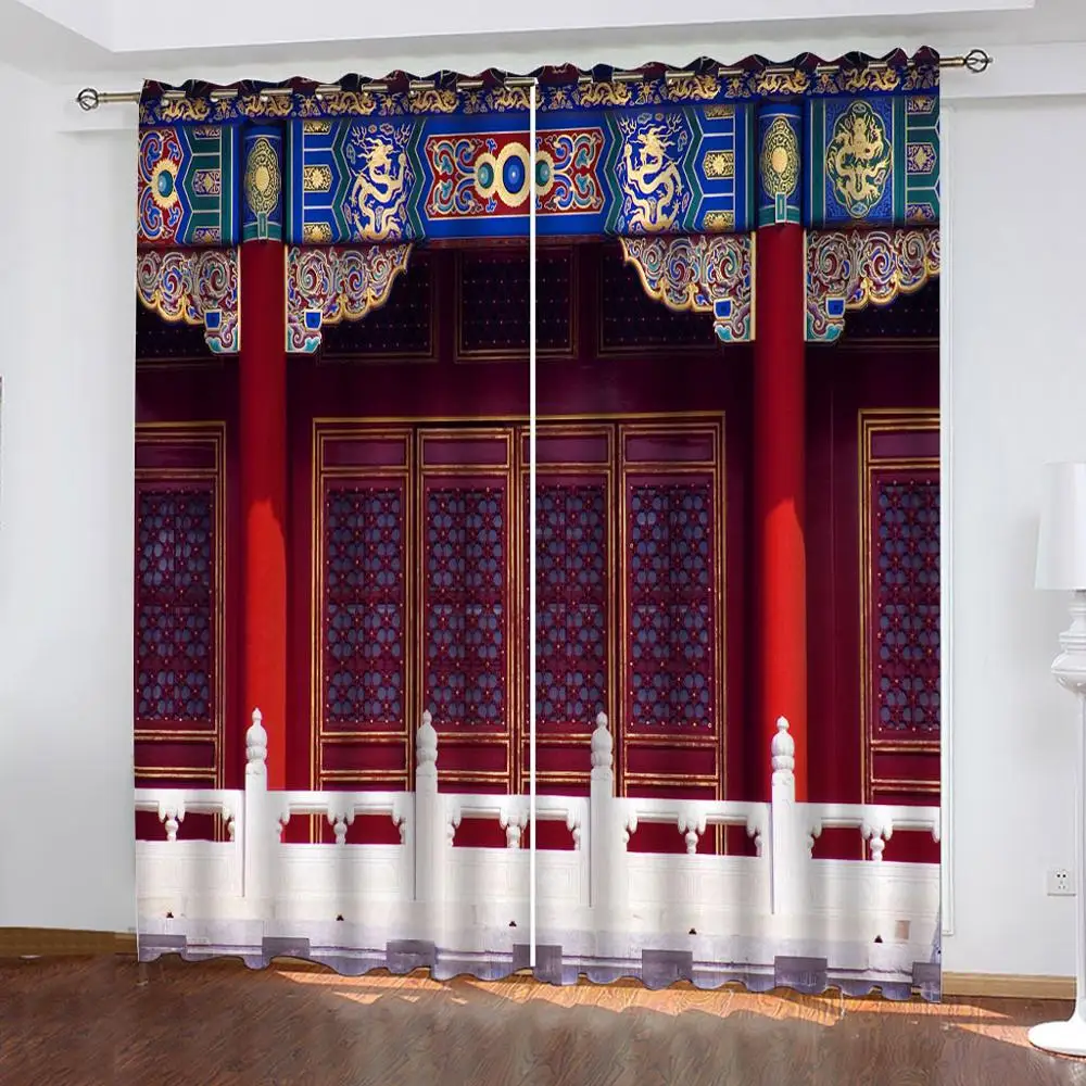 Роскошные римские занавески с 3D рисунком для гостиной спальни декоративные