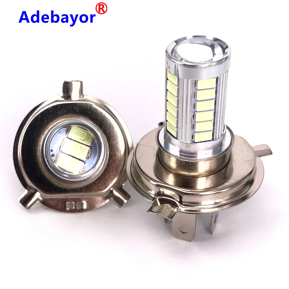 2 шт. Автомобильные противотуманные фасветильник 12 В H7 H4 9003 HB2 Hi/Lo 33LED SMD 5630|Передние