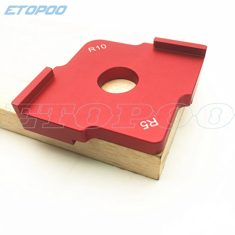 Радиус Quick-Jig маршрутизатор Таблица бит R5 R10 R15 R20 R25 R30 угловая джиг шаблоны деревянные роутеры джиг для деревообрабатывающих инструментов - Цвет: R5-R10