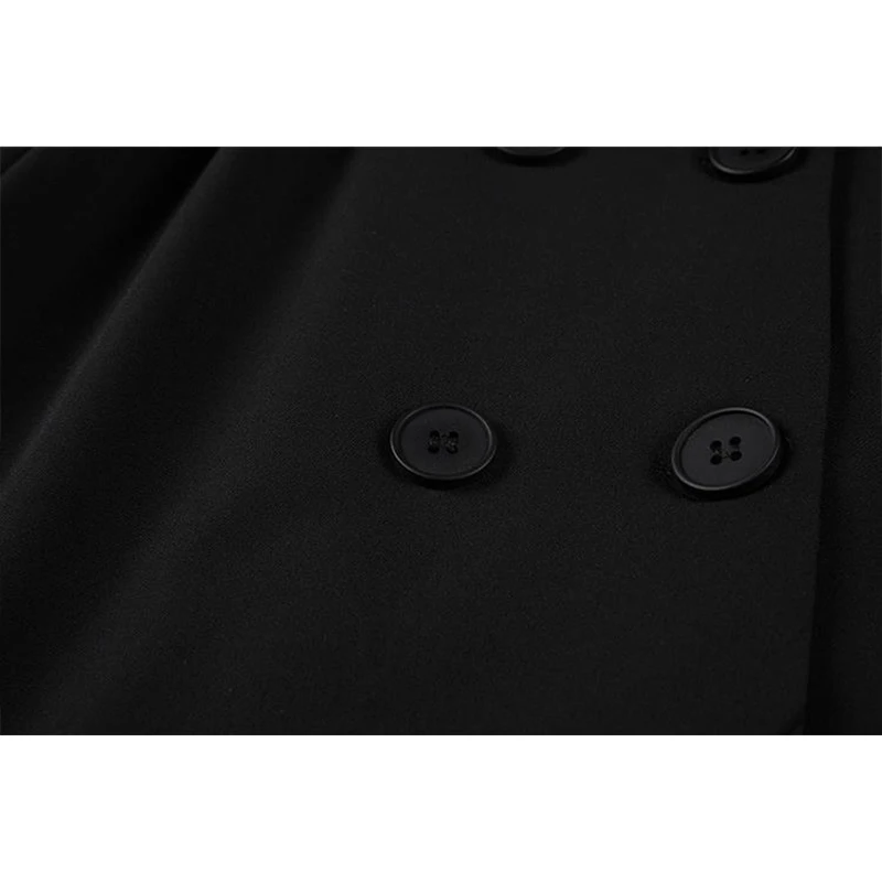 Женское двубортное платье в японском стиле Повседневное с матросским воротником