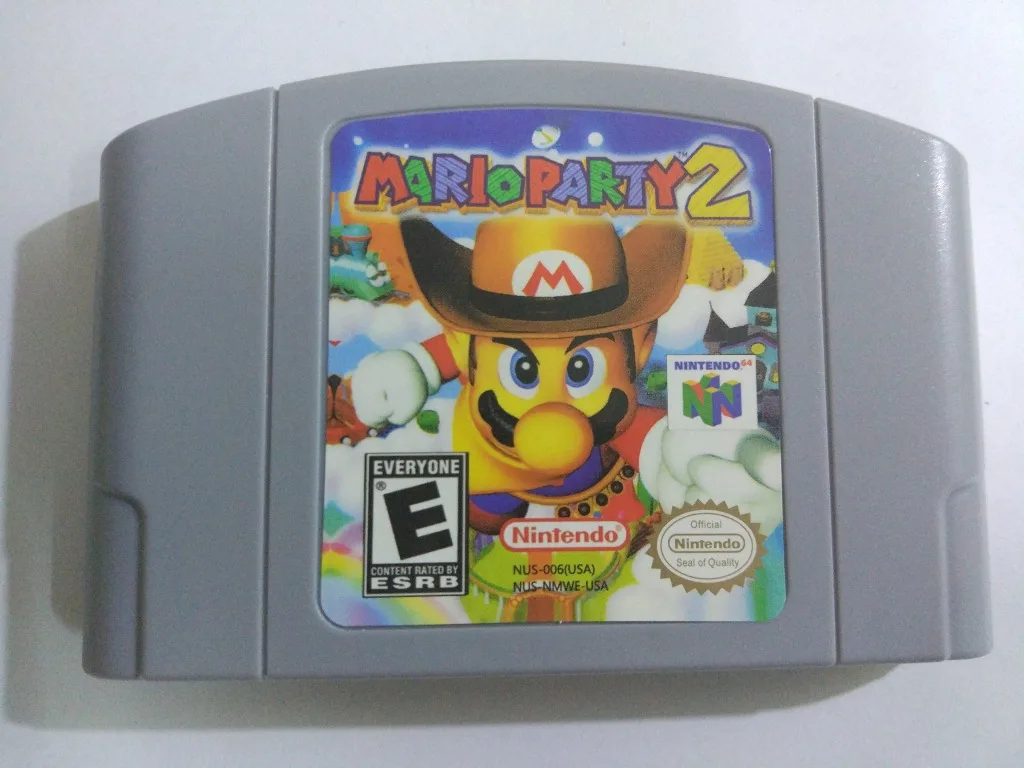Игровая карта N64 версии для США Марио супер разбивать Брос вечеринка Супер