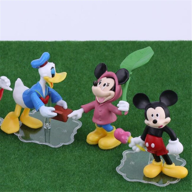 Экшн-фигурки из мультфильма Минни Маус Дональд Дак маргаритки 6 шт. | Дом и сад