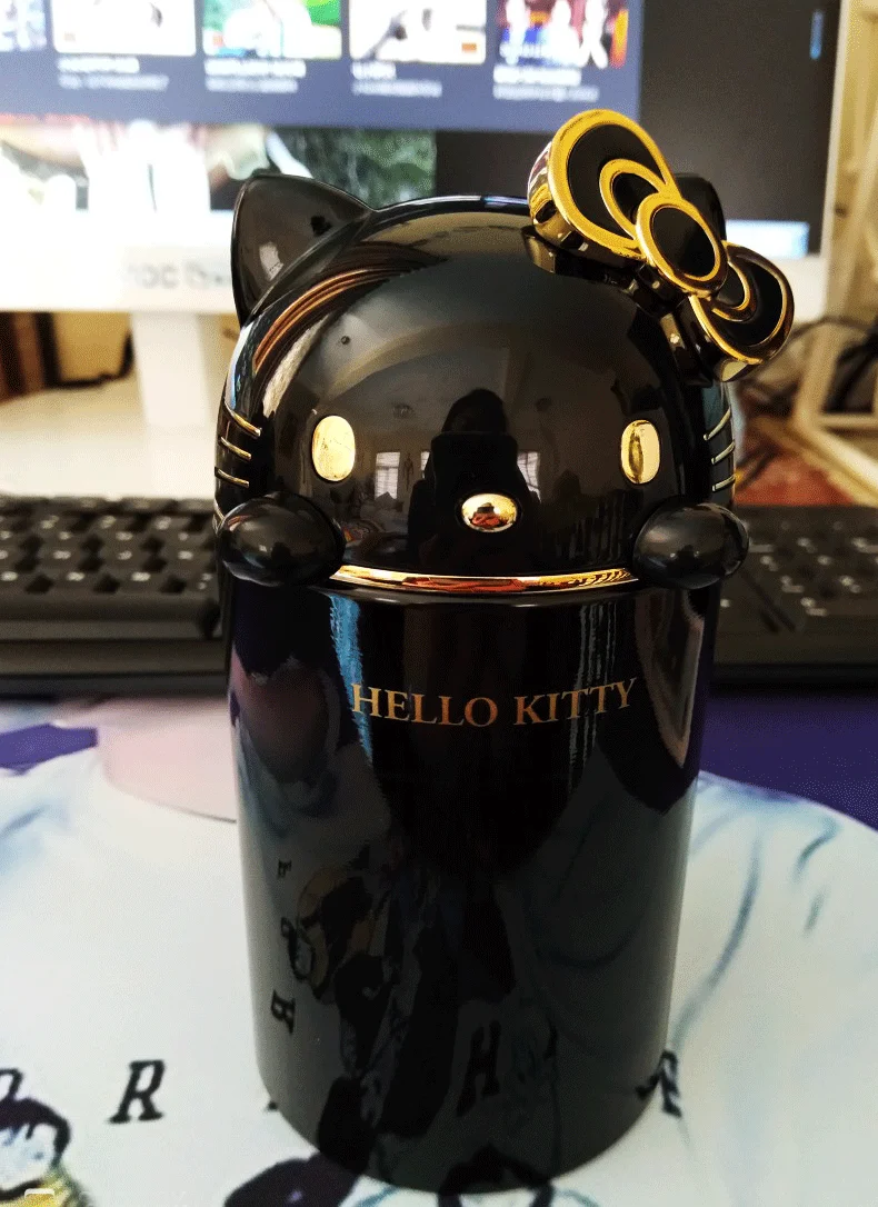 Мини мусорная корзина Helloo Kitty для автомобиля домашняя офисная пепельница