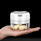 100250 мл Беспроводная электрическая давилка чеснока пресс мешалка измельчитель овощи кухня чеснок яйцо картофель мясо шероховатая портативная Массажная машина