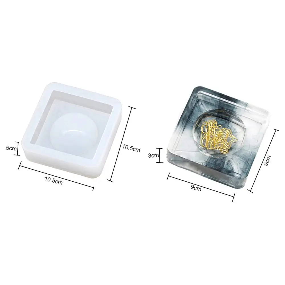 

Silicone Mold DIY Storage Pen Holder Mould Resin Decorative Craft Epoxy Resin Concrete Molds Multi-function Storage Box Mould
