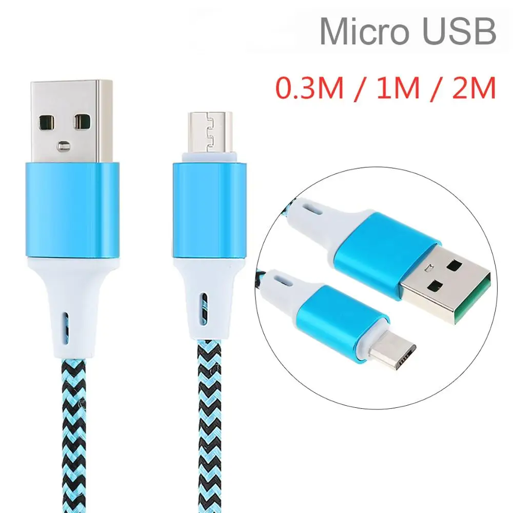 DiGiYes USB Type C Cable 0.3M / 1M 2M Micro 2.5A Nylon Fast Charge Data for Android Mobile Phone | Электроника