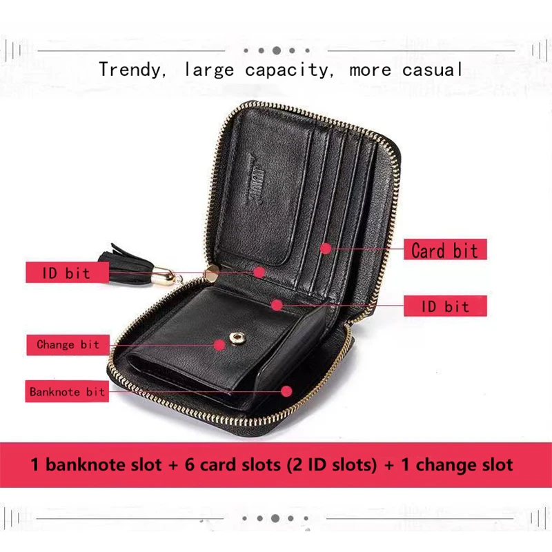 

Women's Bag Luxury Designer Top Quality Leather Purses Fashion Brand Coin Purse Casual Ladies Mini Clutch 2021 New Hot Sale