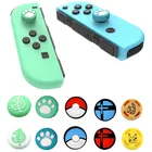 Силиконовые аналоговый джойстик захваты для Nintendo Switch JoyCon контроллер с накатанной головкой палочки Кепки кожа для переключателя Lite чехол Аксессуары