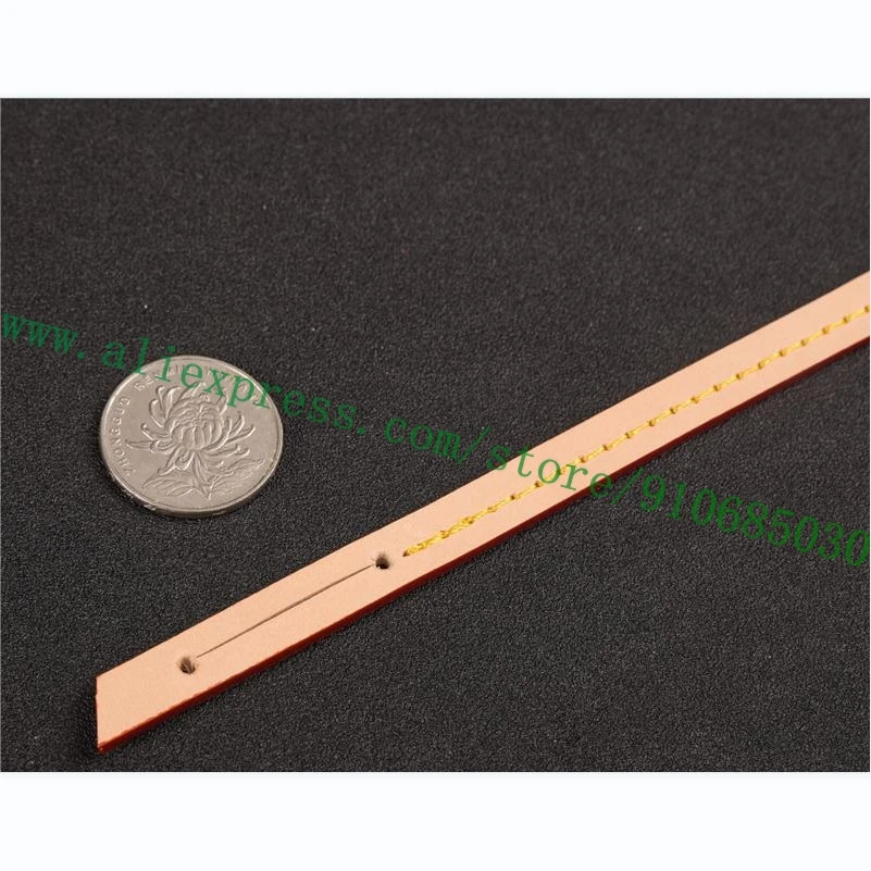 Top Quality Real Vachetta Calf Leather Hanging Loop Strap For Designer Women NF Tote Luxury Lady Clutch Bag Parts Replacement