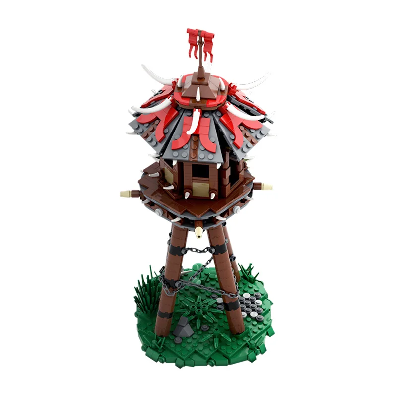 

Creator Street view Series Investigation Tower Fantasy Orc's Tower Wooden building MOC Bricks DIY Creative Assemble Kids Toys
