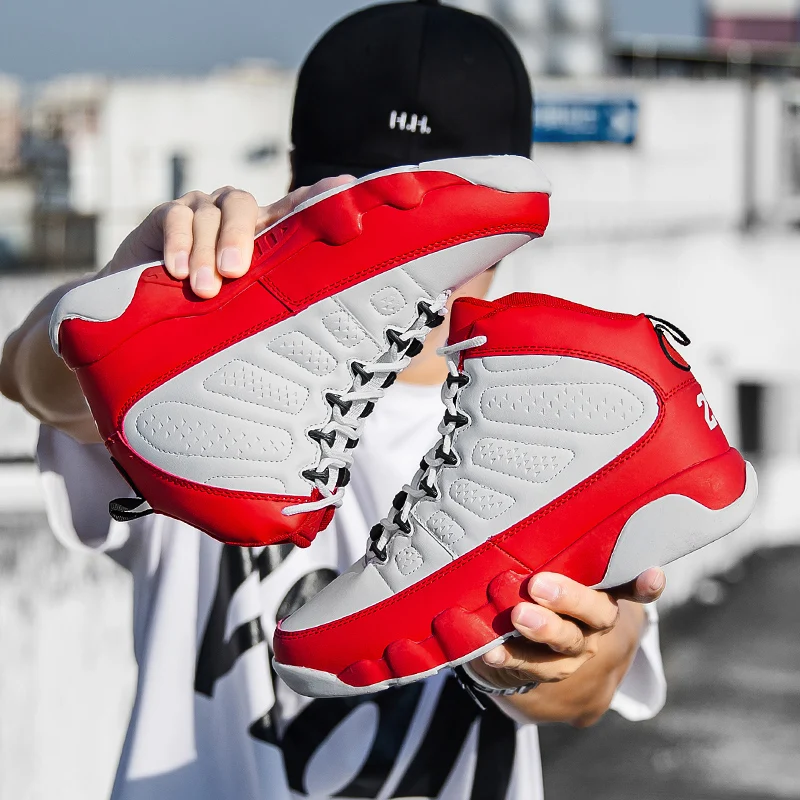 

Men Shoes High-top Autumn Winter 2020 New Non-slip Wear-resistant Fitness Couple Models Wear-resistant Trend Men Sports Shoes