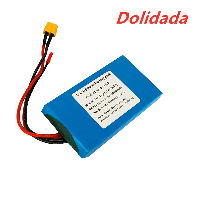 

2021 new 7s1p 24V 8000 MAH Li ion battery pack is suitable for small electric unicycle scooter toy bicycle with built-in BMS
