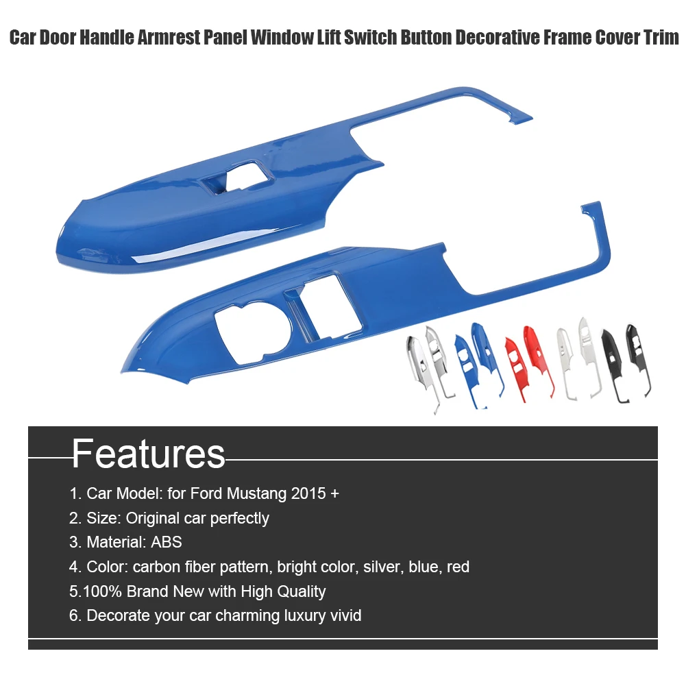 Автомобильная ABS кнопка для поднятия окна декоративная рамка обшивка