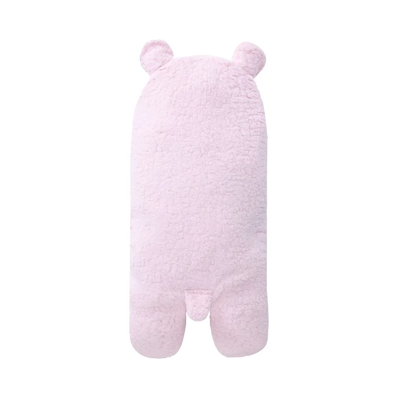 

Winter Autumn Newborn Cotton Plush Hooded Blanket Cute Warm Soft Swaddle Sleeping Bag Stroller Wrap Clothes Baby Sleeping Bags