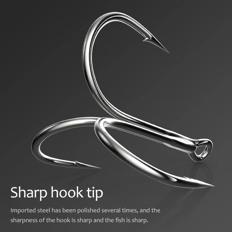 Lawaia рыболовные крючки треугольный Большой Якорный крючок три крючка 20 шт. когтя