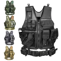 military tactical vest combat armor outdoor adventure equipment tactical hunting adjustable air rifle outdoor cs training vest