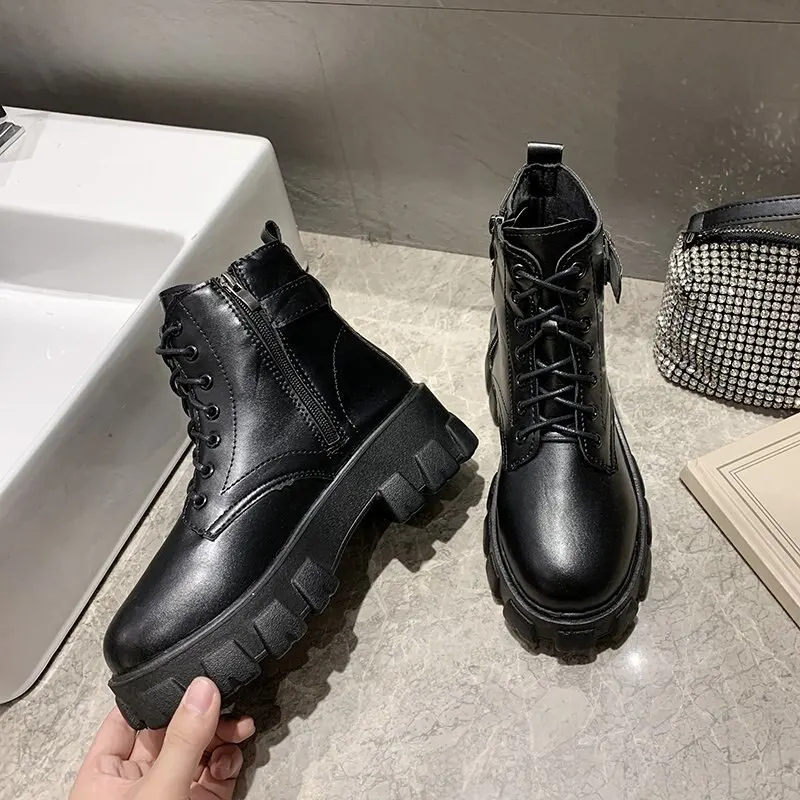 Лидер продаж Сезон весна-осень Ботильоны Женская модная белая кожаная обувь на