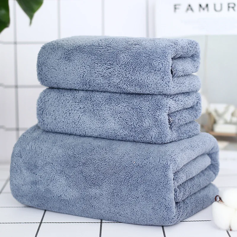 [Комплект из 3 предметов] Высококачественная Коралловая флисовая мягкая