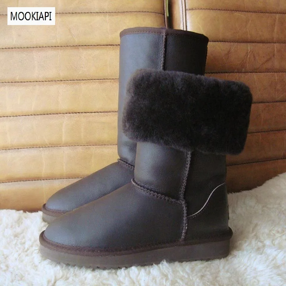 В 2019 Австралии высокого качества Женская обувь на высоком толстом каблуке