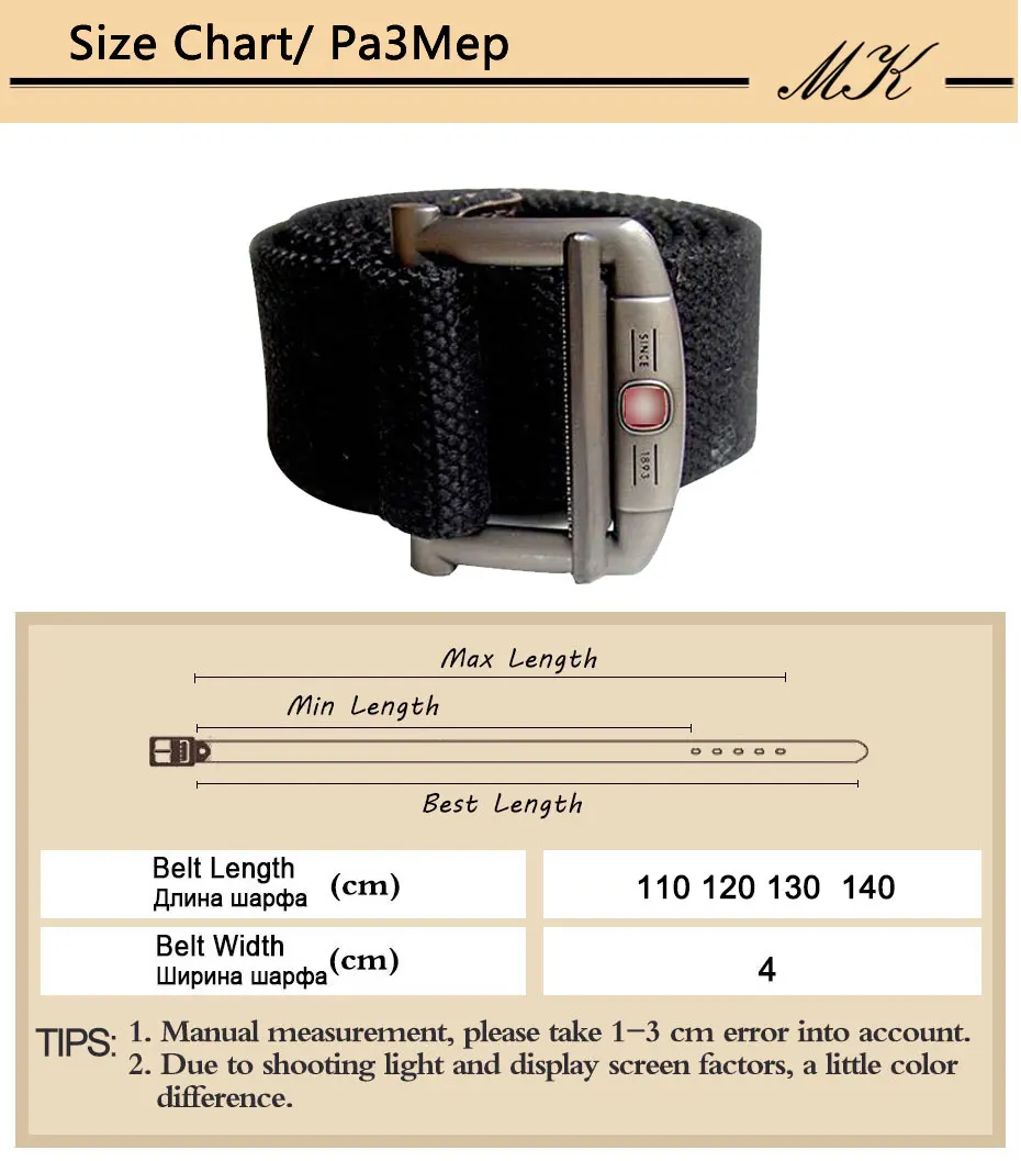 Рисунок 6 - Ремень мужской холщовый Maikun