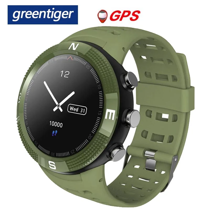 Greentiger F18 умные часы с gps шагомером IP68 Водонепроницаемые напоминания о звонках мужские и женские Bluetooth спортивные Смарт-часы Android IOS