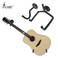 black acoustic guitar hanger hook horizontal guitar wall mount holder bracket with screw set